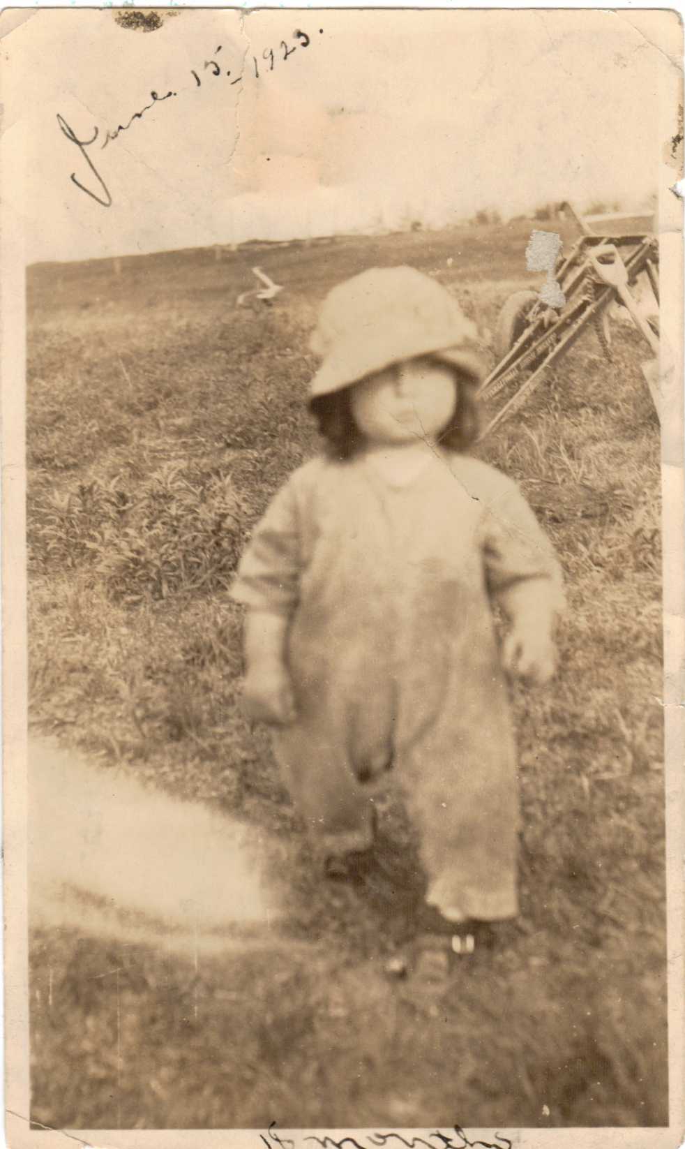 Hubert Brooks at 18 months JUne 15, 1923 